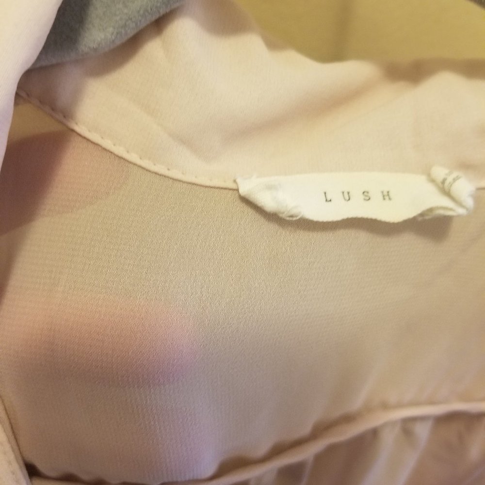 Sheer, sexy nude color spring/summer top